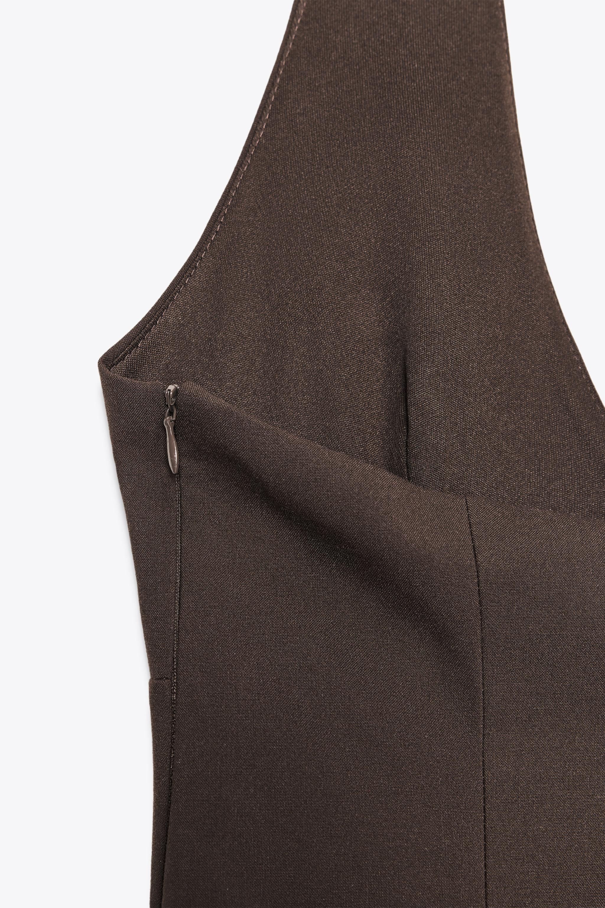 HALTER TWO-LAYER DRESS